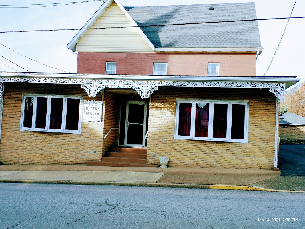 Richard Kucera Funeral Home building in Connellsville, Pennsylvania