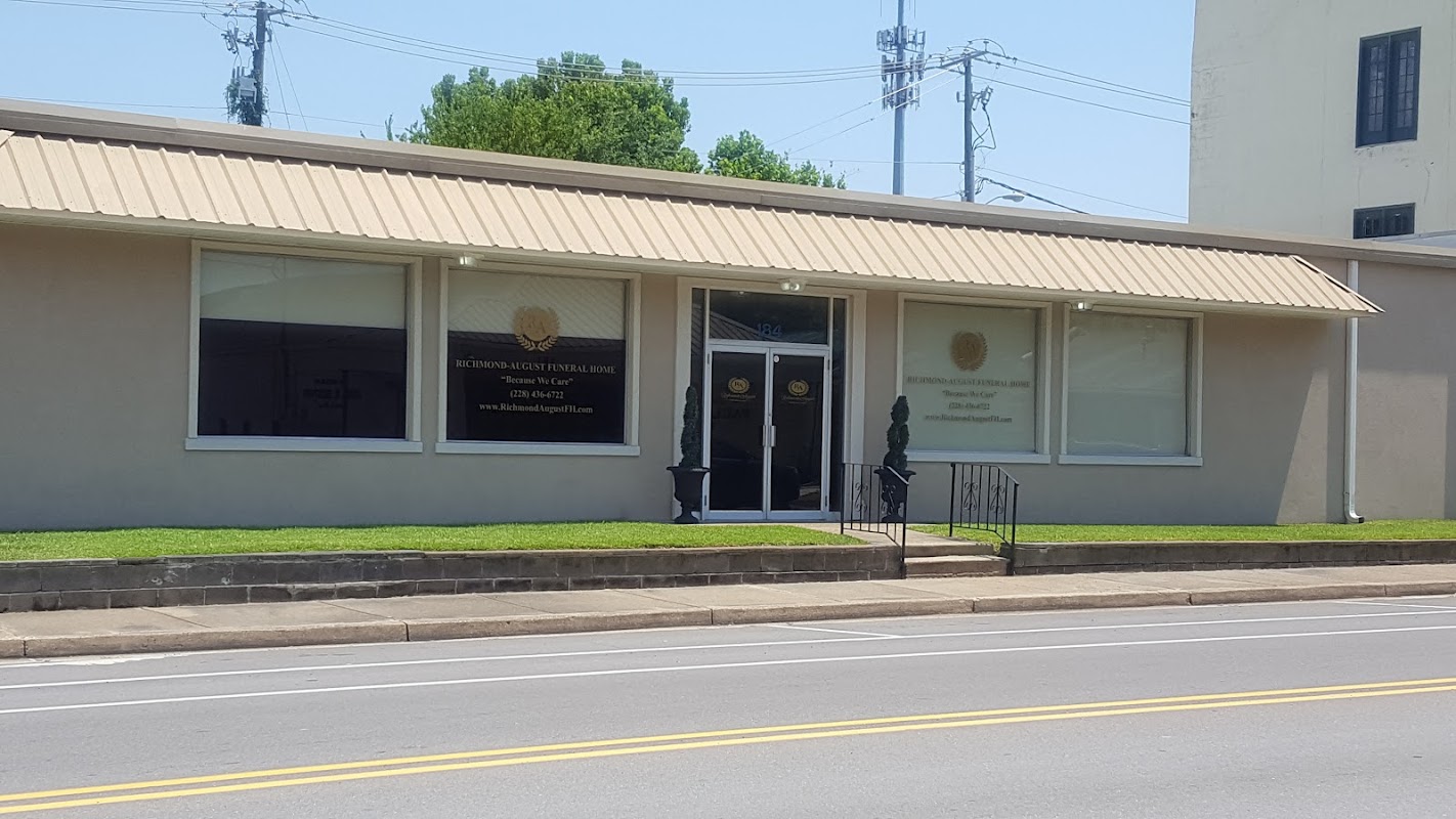 Richmond-August Funeral Home building in Biloxi, Mississippi
