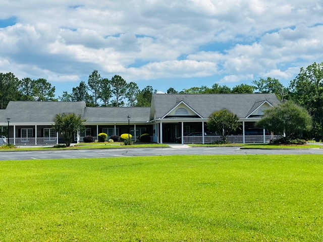 Riggs Funeral Home building in Guyton, Georgia
