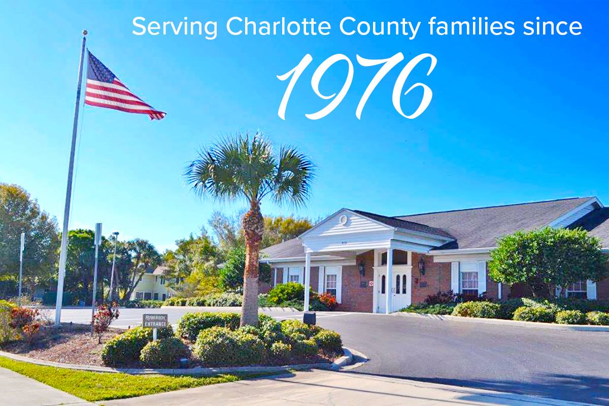Roberson Funeral Home building in Port Charlotte, Florida