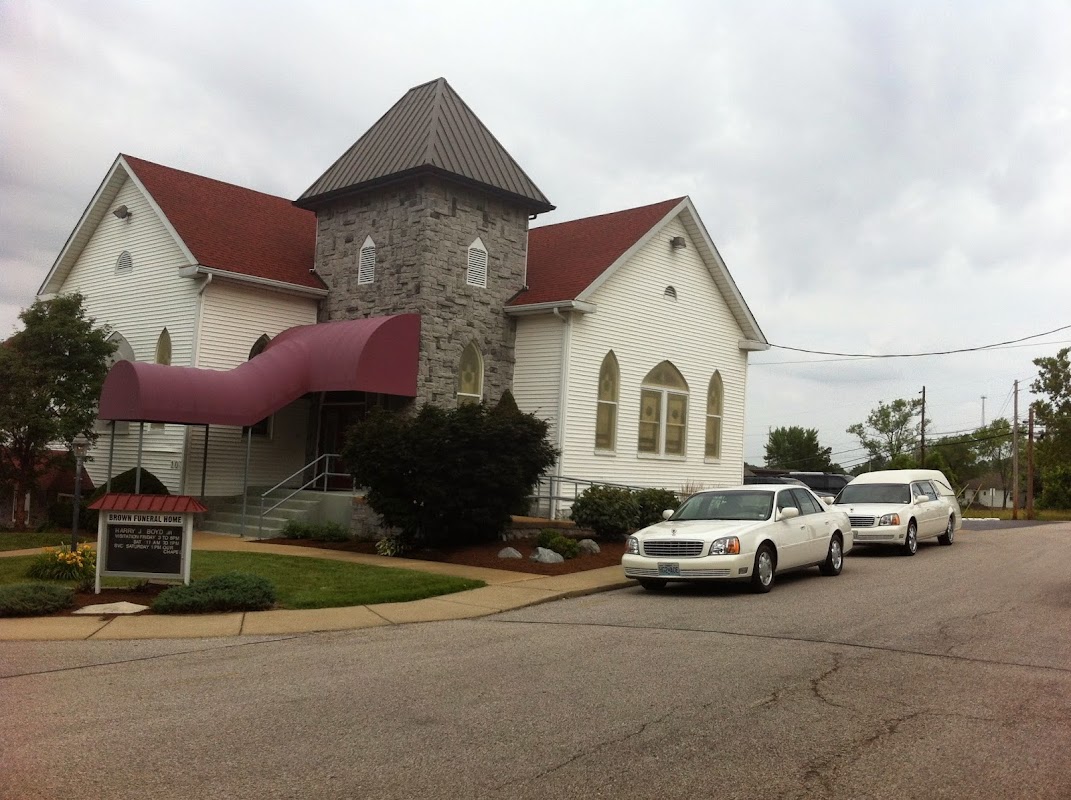 Robert D. Brown Funeral Home building in Hillsboro, Missouri