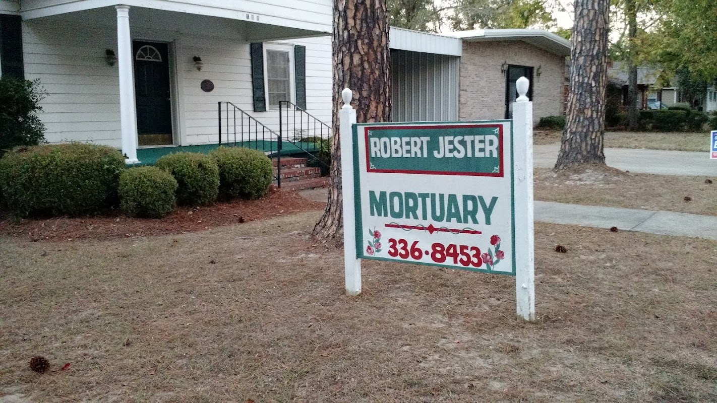 Robert Jester Mortuary building in Camilla, Georgia