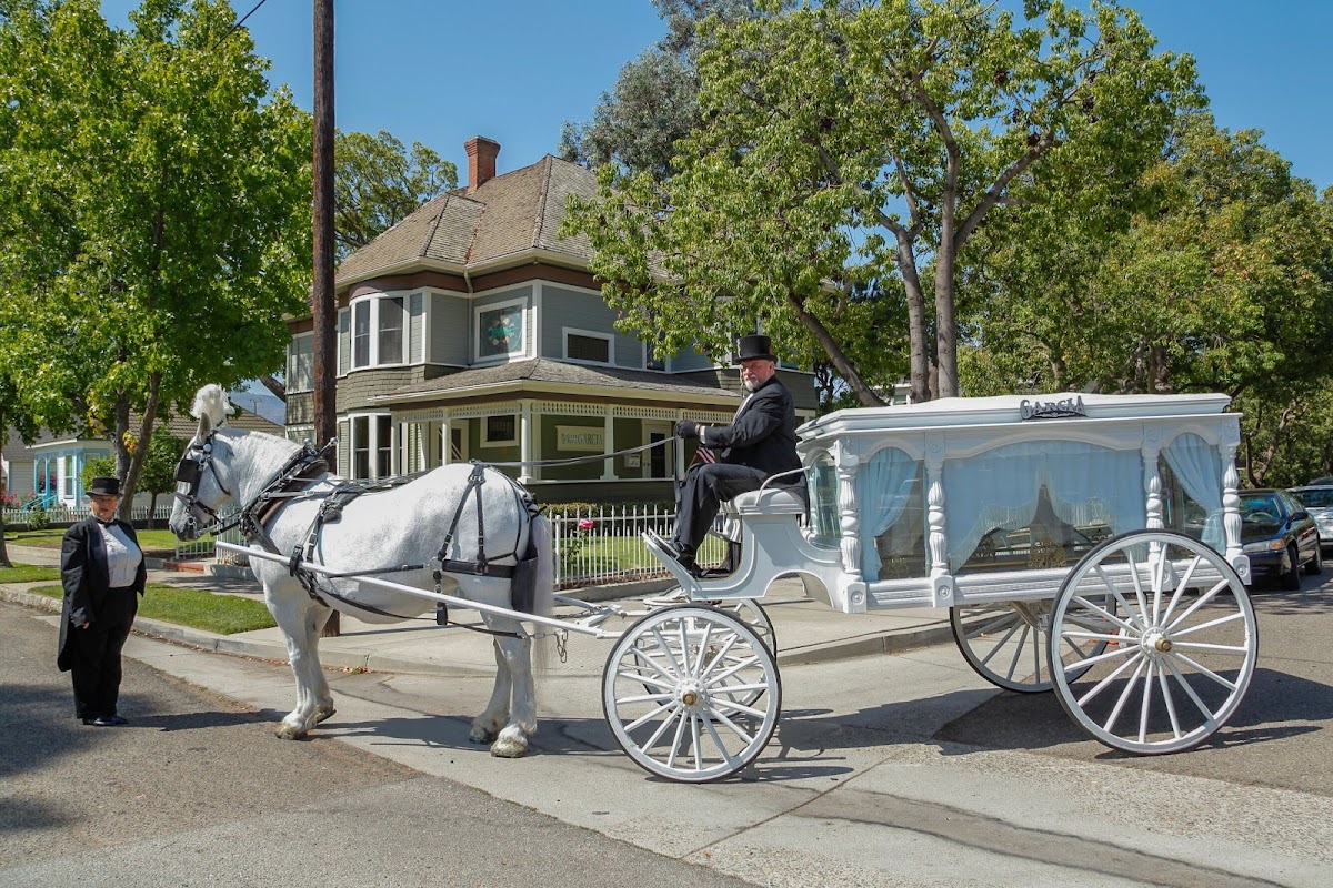 Robert Rey Garcia Jr. Funeral Service building in Santa Paula, California