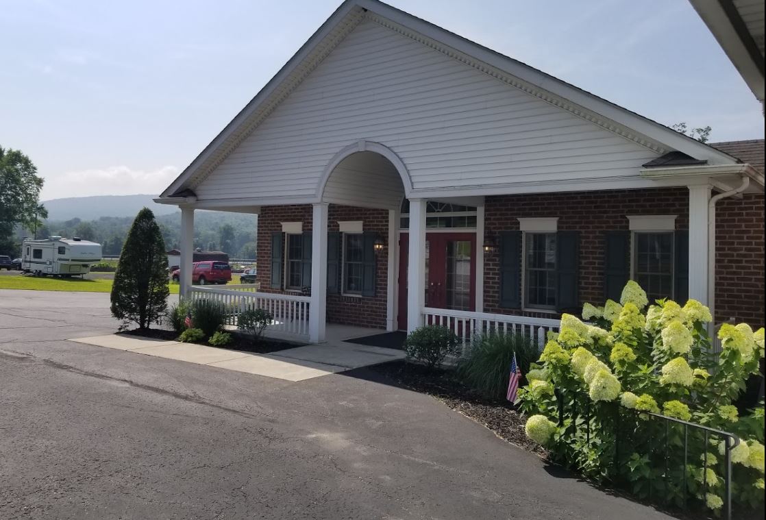 Robert S. Nester Funeral Home building in New Ringgold, Pennsylvania