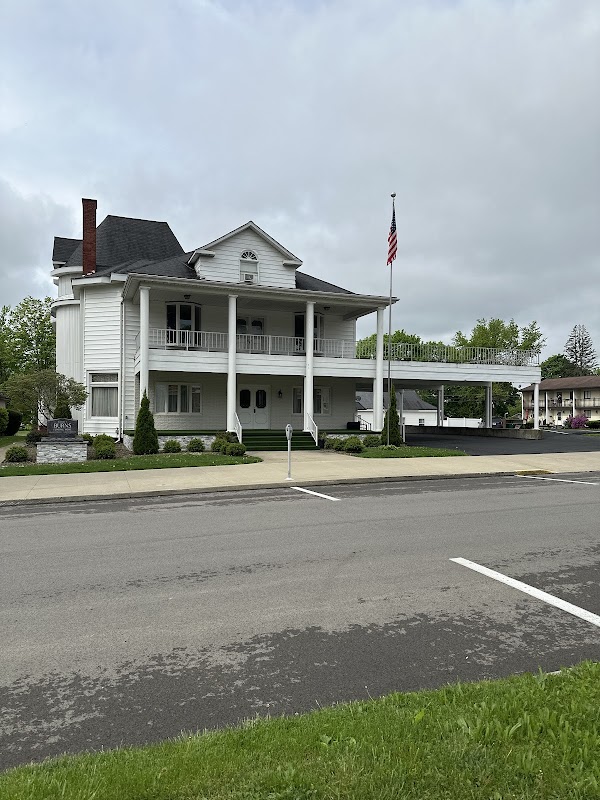 Robert V. Burns Funeral Home building in Clarion, Pennsylvania