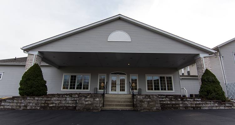 Roberts Funeral Home Inc building in Wellsburg, New York