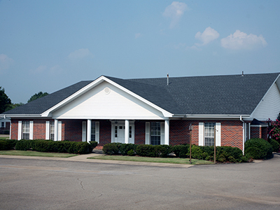 Roller-Cox Funeral Home building in Clarksville, Arkansas