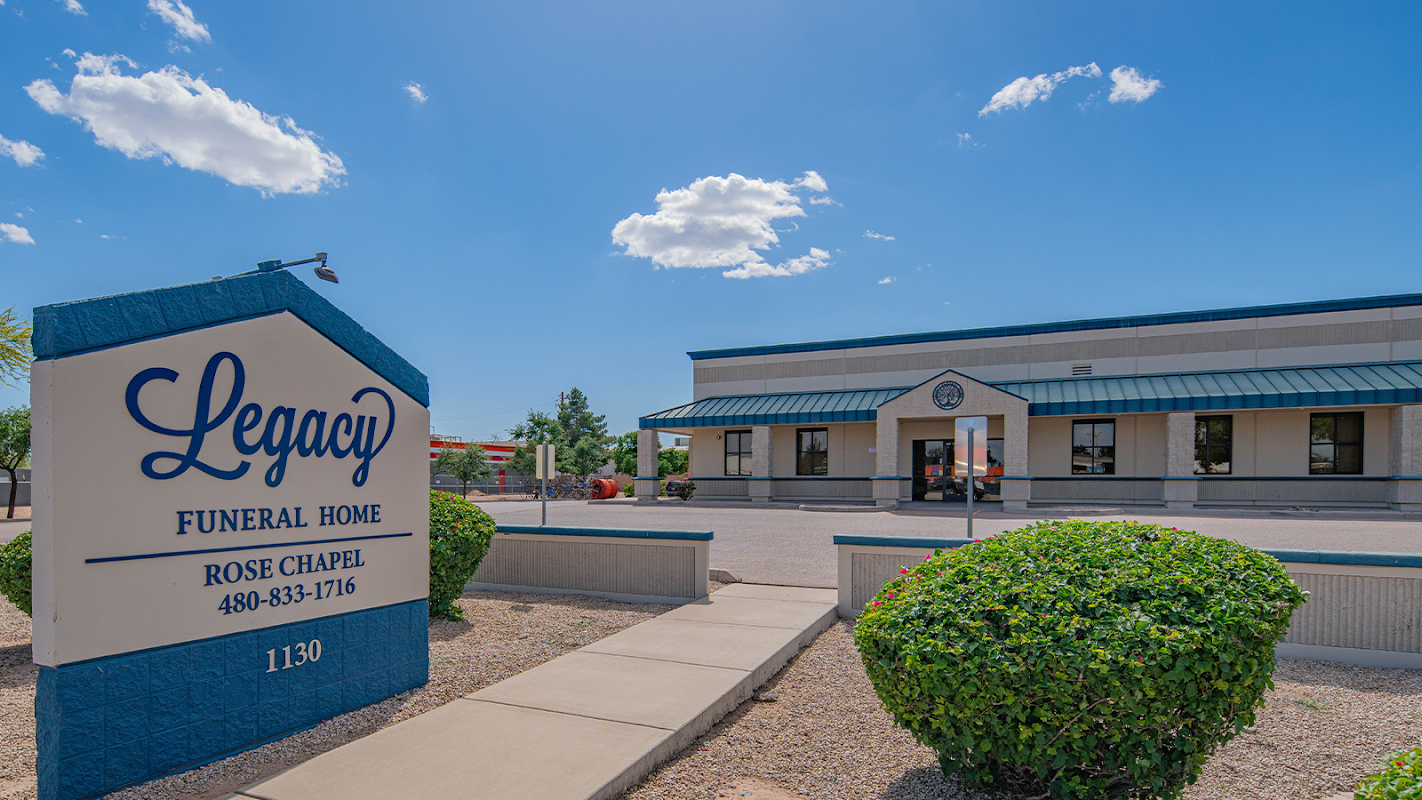 Rose Hill Funeral Home building in Mesa, Arizona