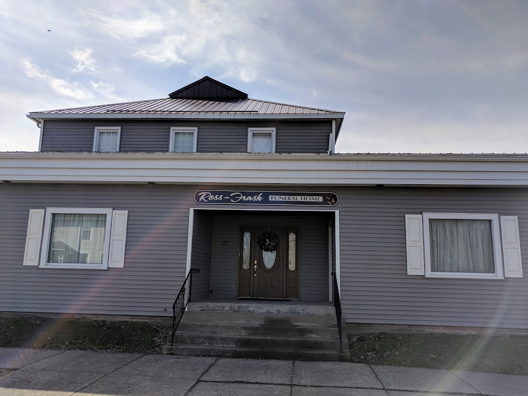 Ross-Frash Funeral Home building in Crooksville, Ohio