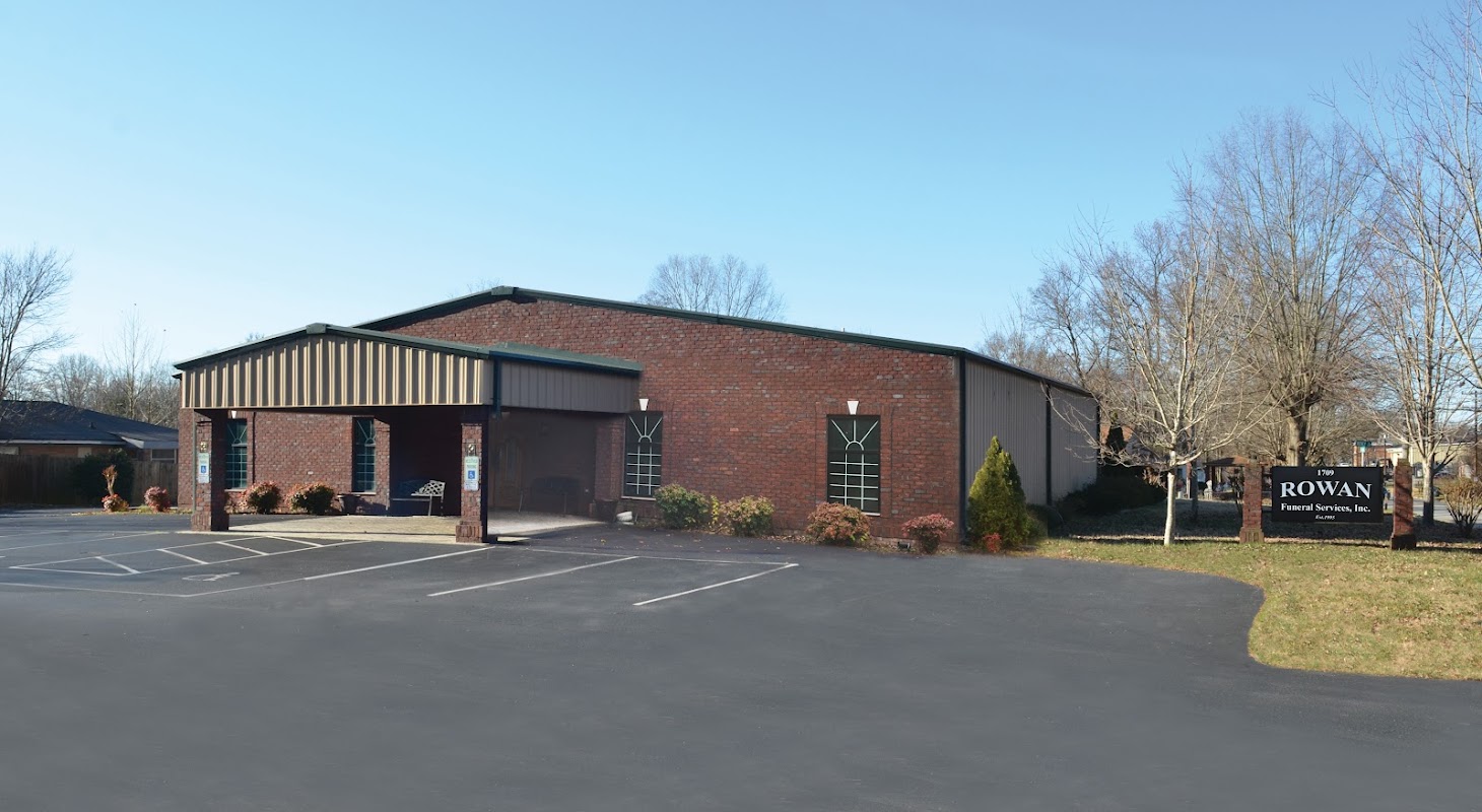 Rowan Funeral Services building in Salisbury, North Carolina