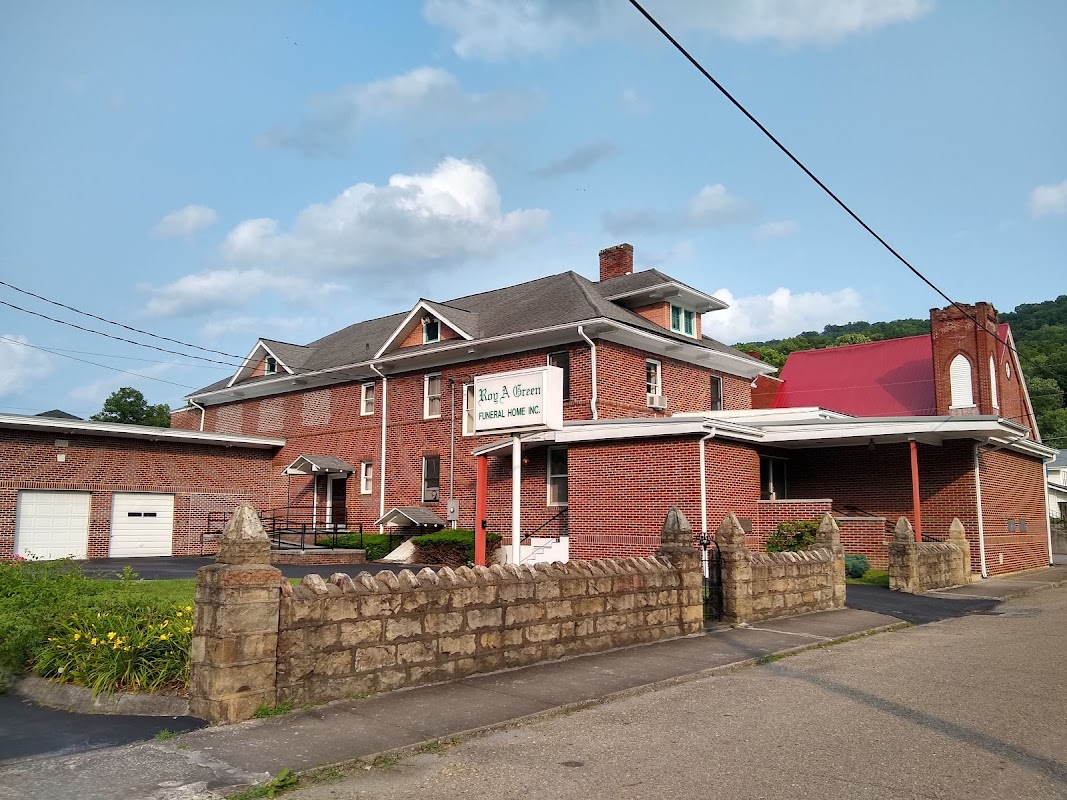 Roy A. Green Funeral Home building in Appalachia, Virginia