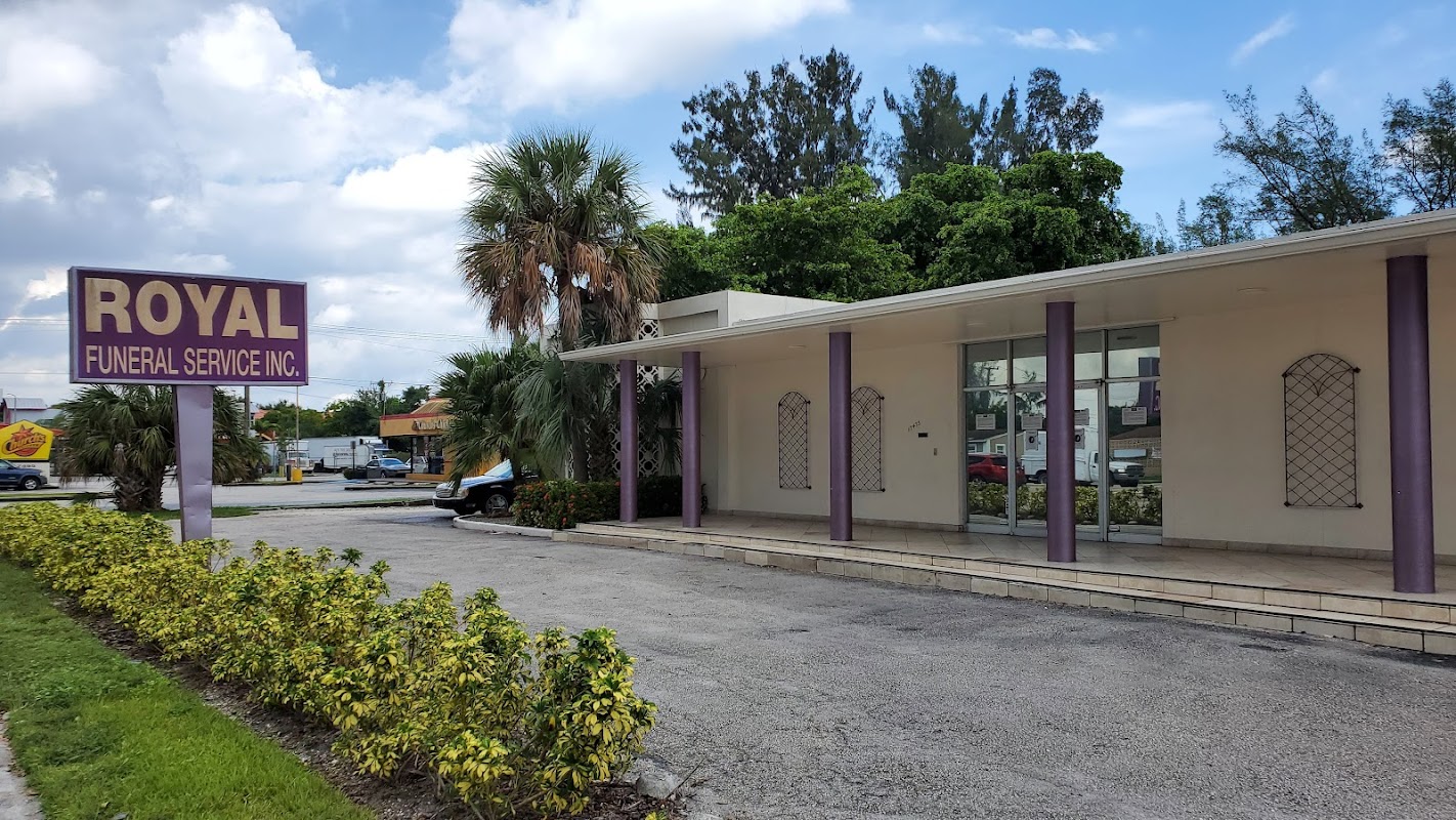 Royal Funeral Service building in Miami Gardens, Florida