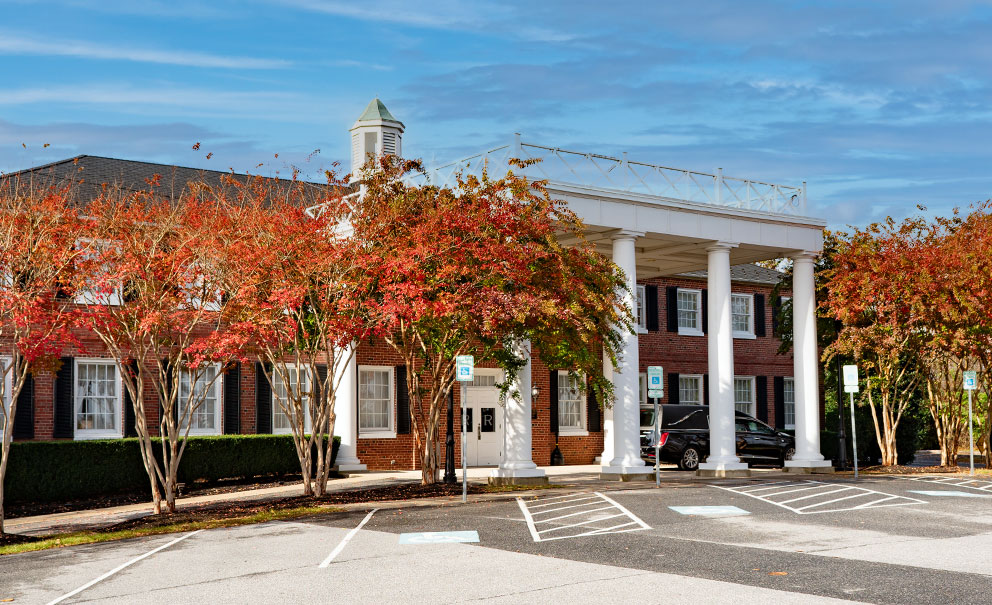 Ruck Towson Funeral Home building in Towson, Maryland