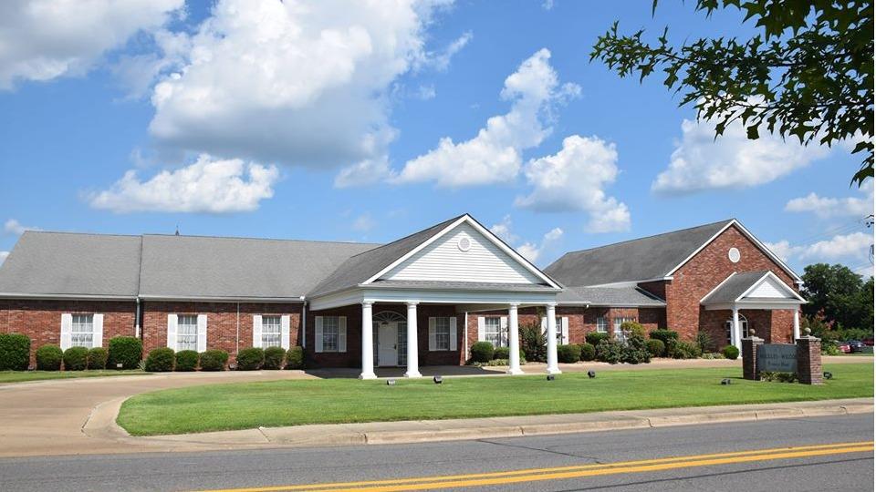 Ruggles-Wilcox Funeral Home building in Arkadelphia, Arkansas