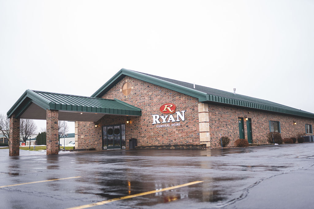 Ryan Funeral Home & Cremation Services building in Verona, Wisconsin