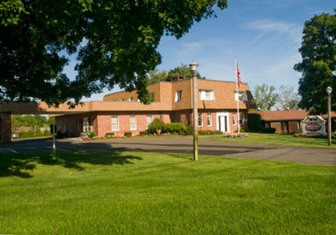Samsel & Carmon Funeral Home building in South Windsor, Connecticut