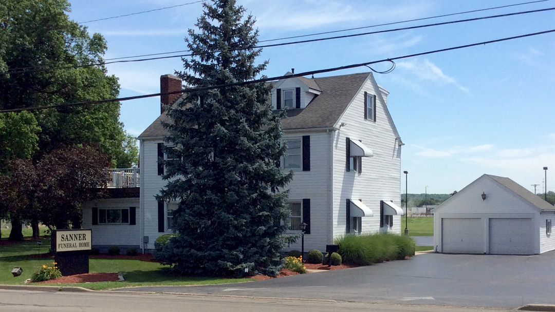 Sanner Funeral Home building in West Carrollton, Ohio