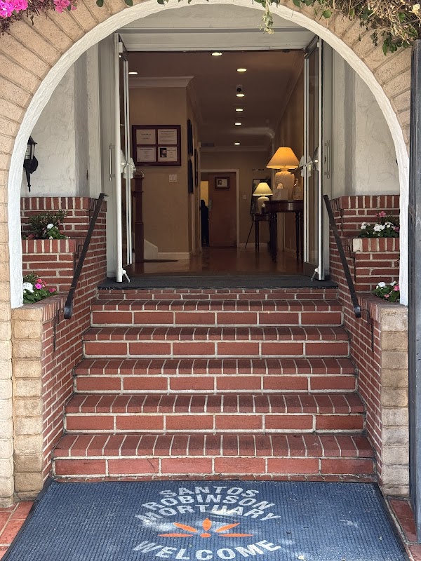 Santos-Robinson Mortuary building in San Leandro, California