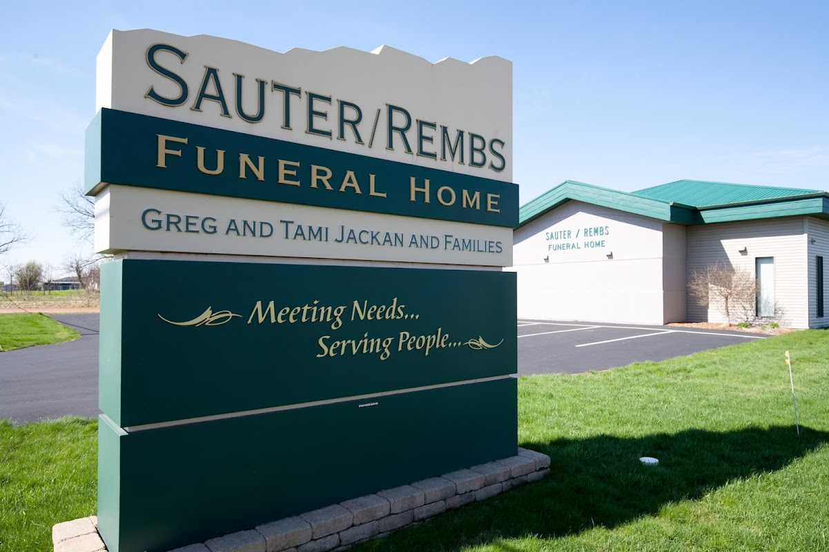 Sauter/Rembs Funeral Home building in Stratford, Wisconsin