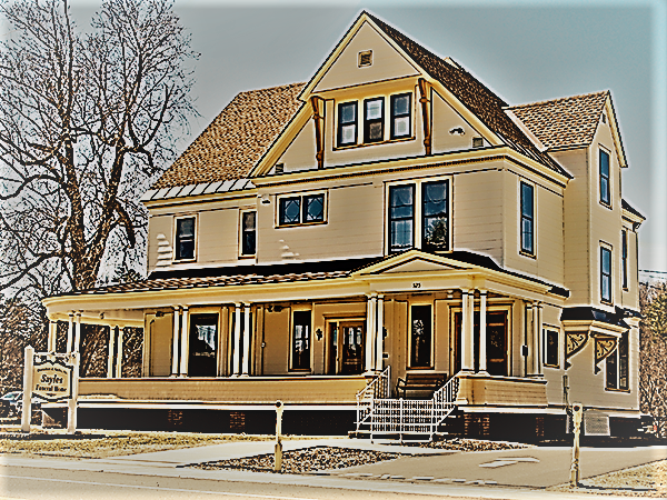 Sayles Funeral Home building in Saint Johnsbury, Vermont