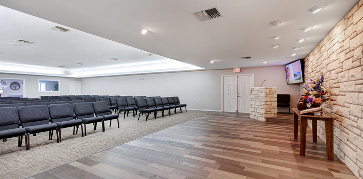 Scanio-Harper Funeral Home building in Temple, Texas
