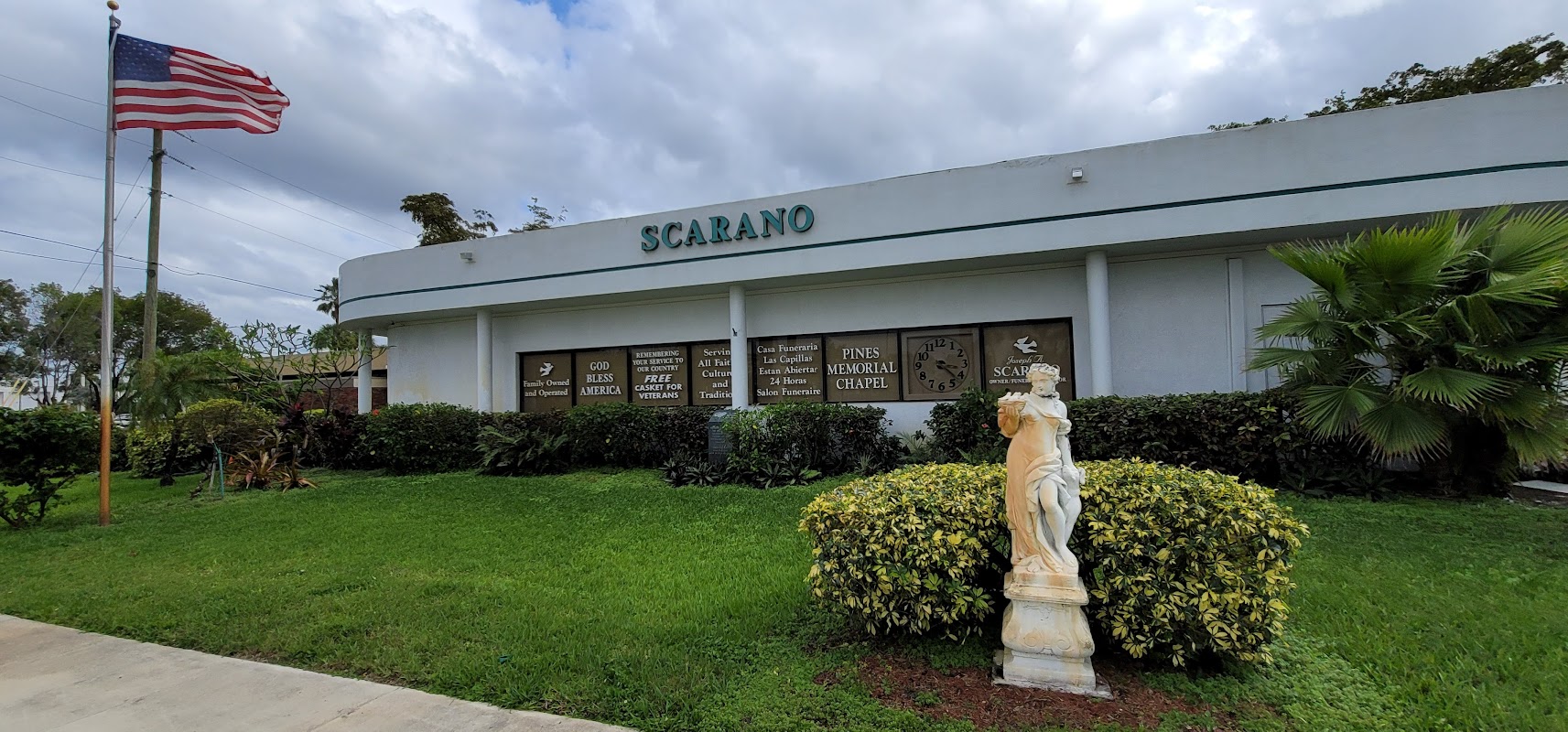 Scarano Funeral Home Pines Memorial Chapel building in Pembroke Pines, Florida
