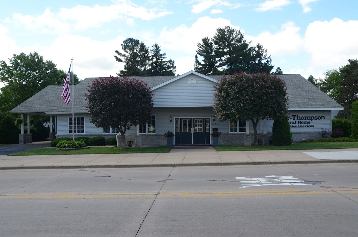 Schriver-Thompson Funeral Home & Cremation Services building in Bloomer, Wisconsin