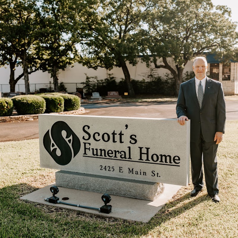 Scott's Funeral Home building in Gatesville, Texas