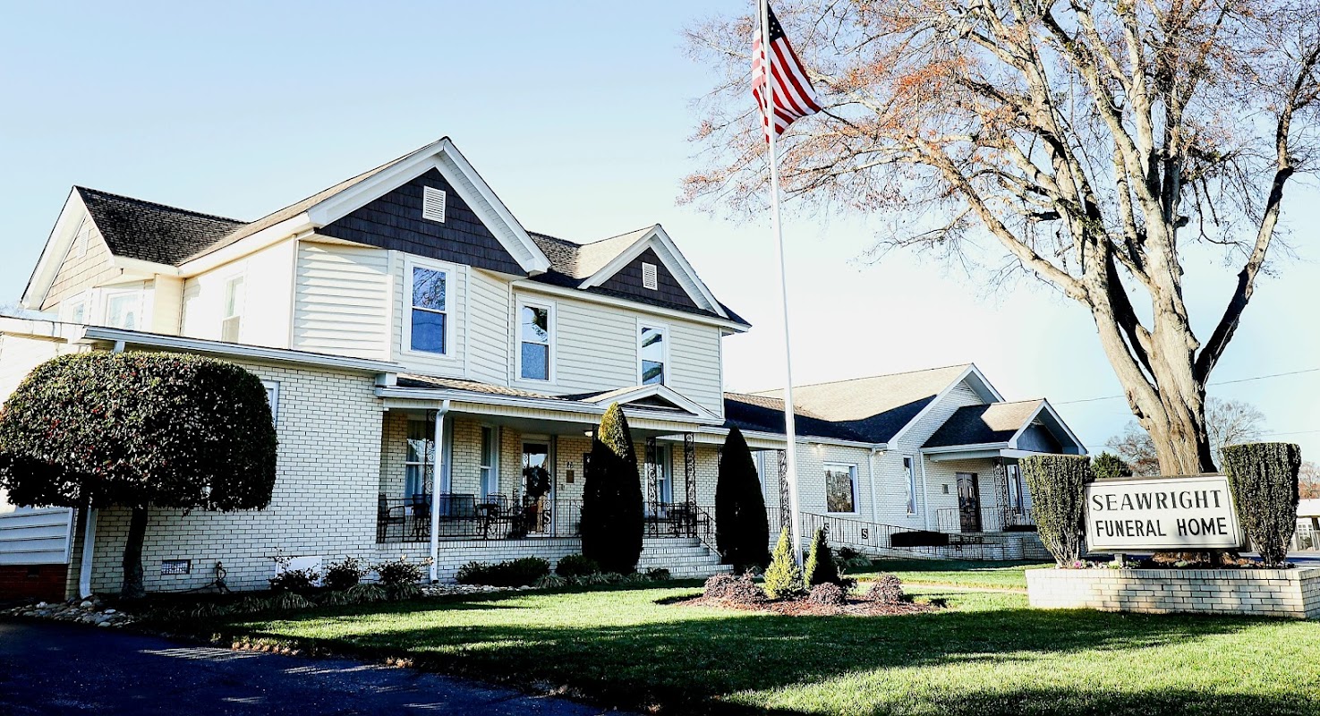 Seawright Funeral Home building in Inman, South Carolina