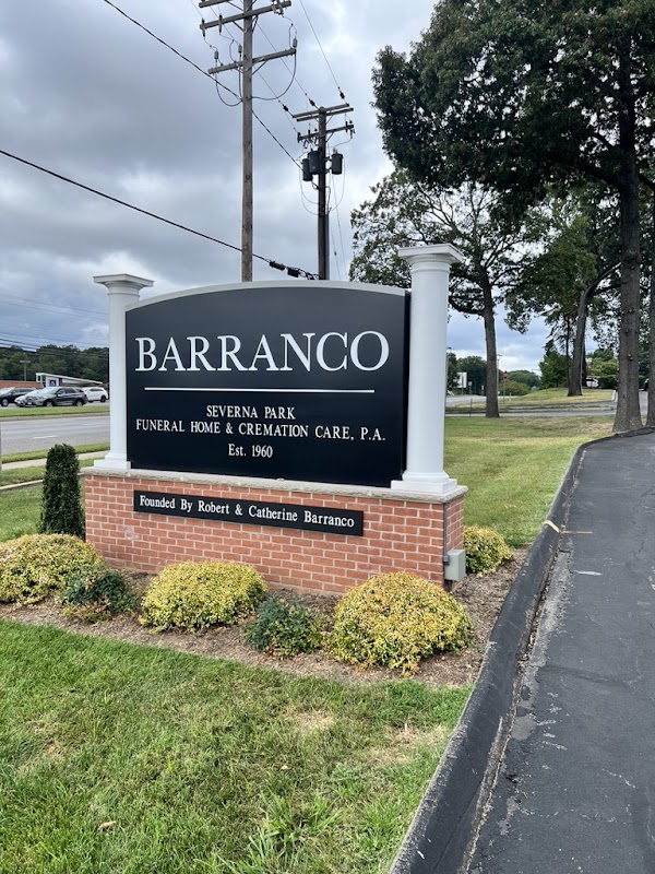 Severna Park Funeral Home building in Severna Park, Maryland