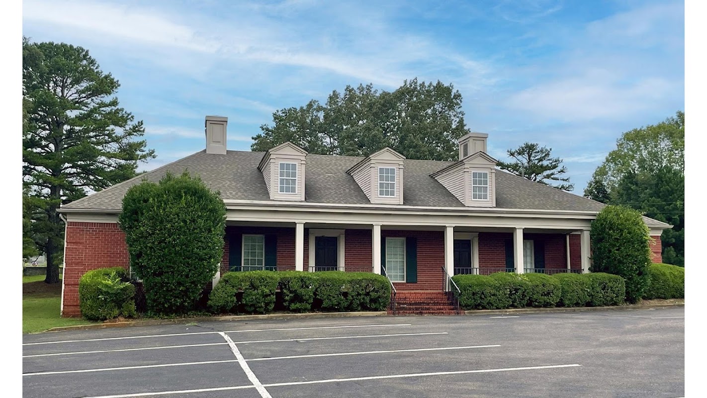 Shackelford Funeral Directors building in Adamsville, Tennessee