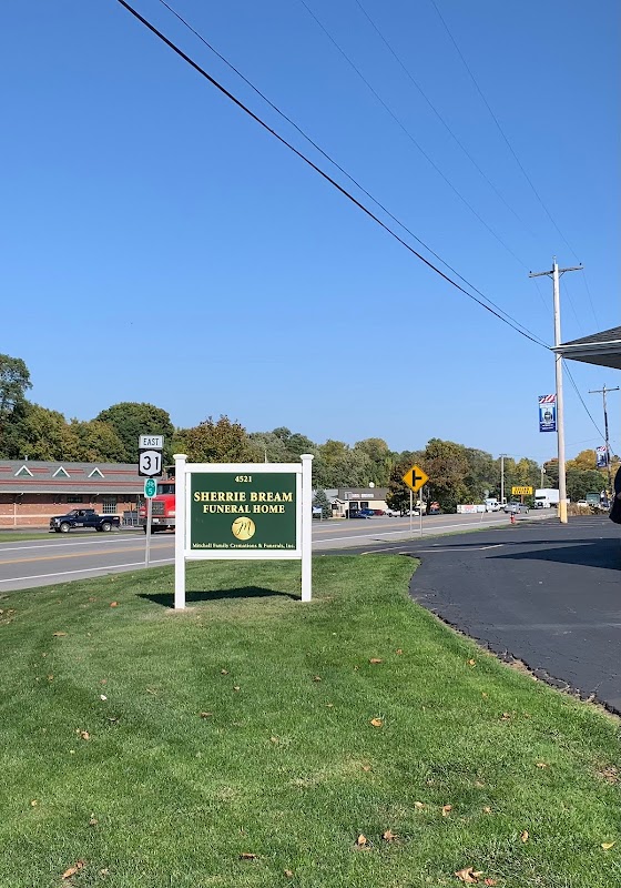 Sherrie-Bream Funeral Home building in Gasport, New York