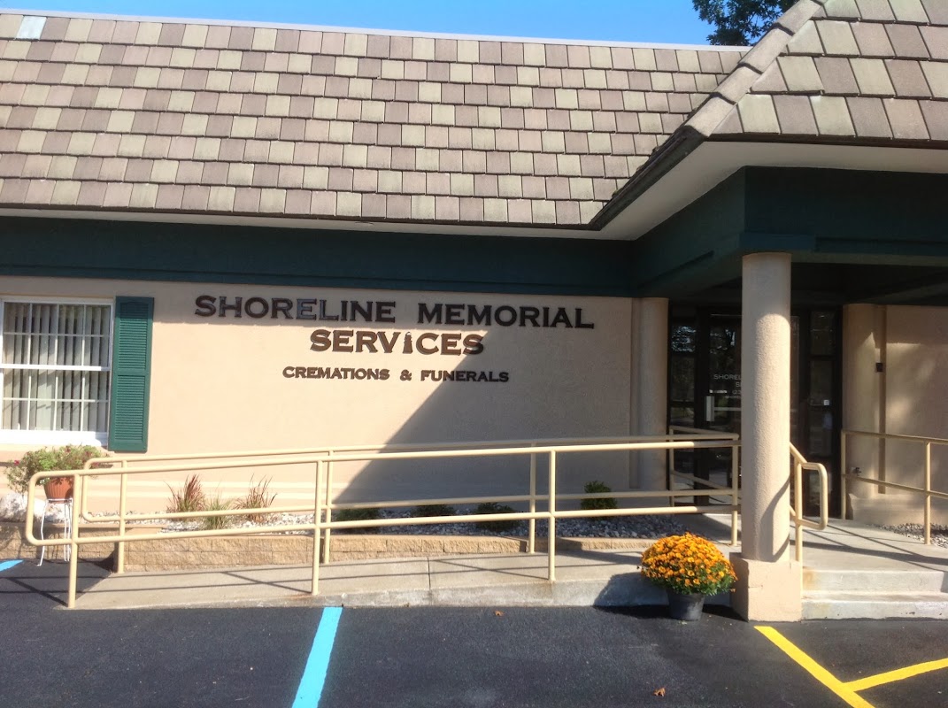 Shoreline Memorial Services building in Muskegon, Michigan