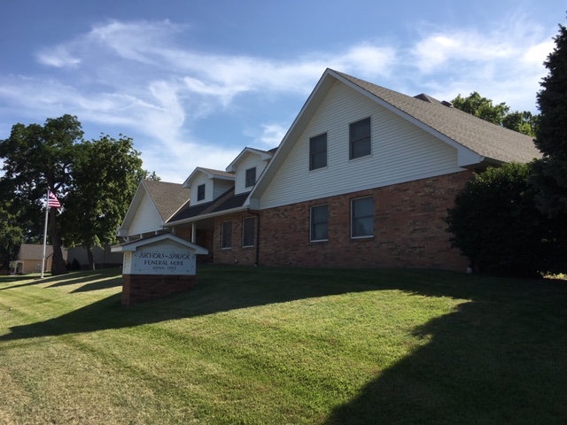 Sievers-Sprick Funeral Home building in Fort Calhoun, Nebraska