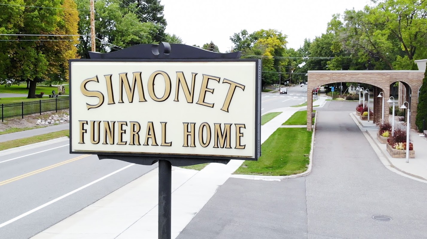 Simonet Funeral Home building in Stillwater, Minnesota