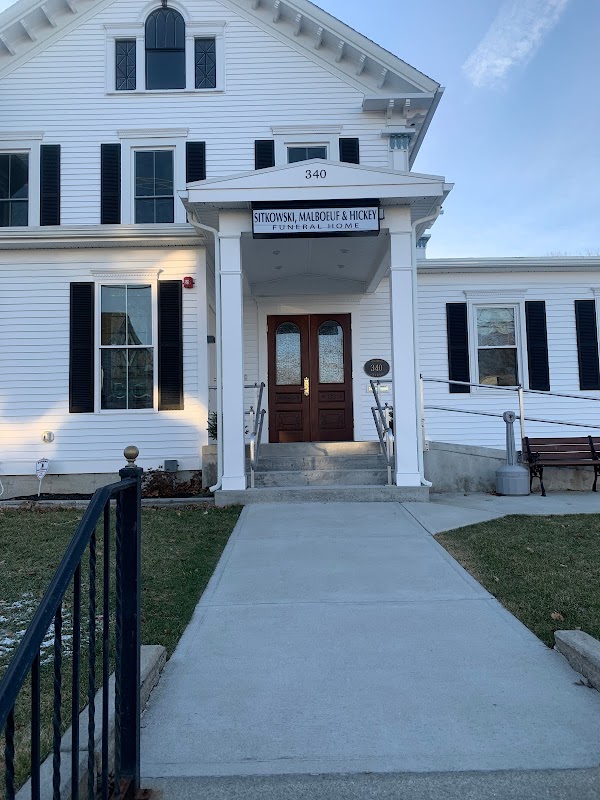 Sitkowski, Malboeuf & Hickey Funeral Home building in Webster, Massachusetts