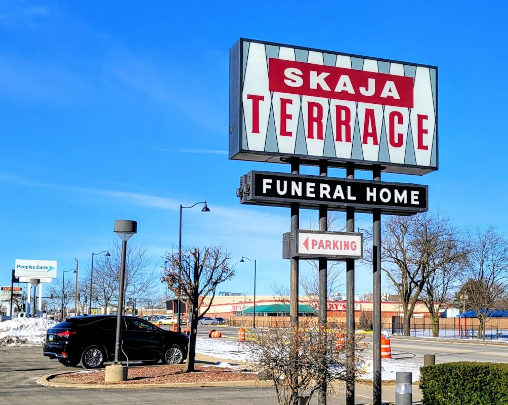 Skaja Terrace Funeral Home building in Niles, Illinois