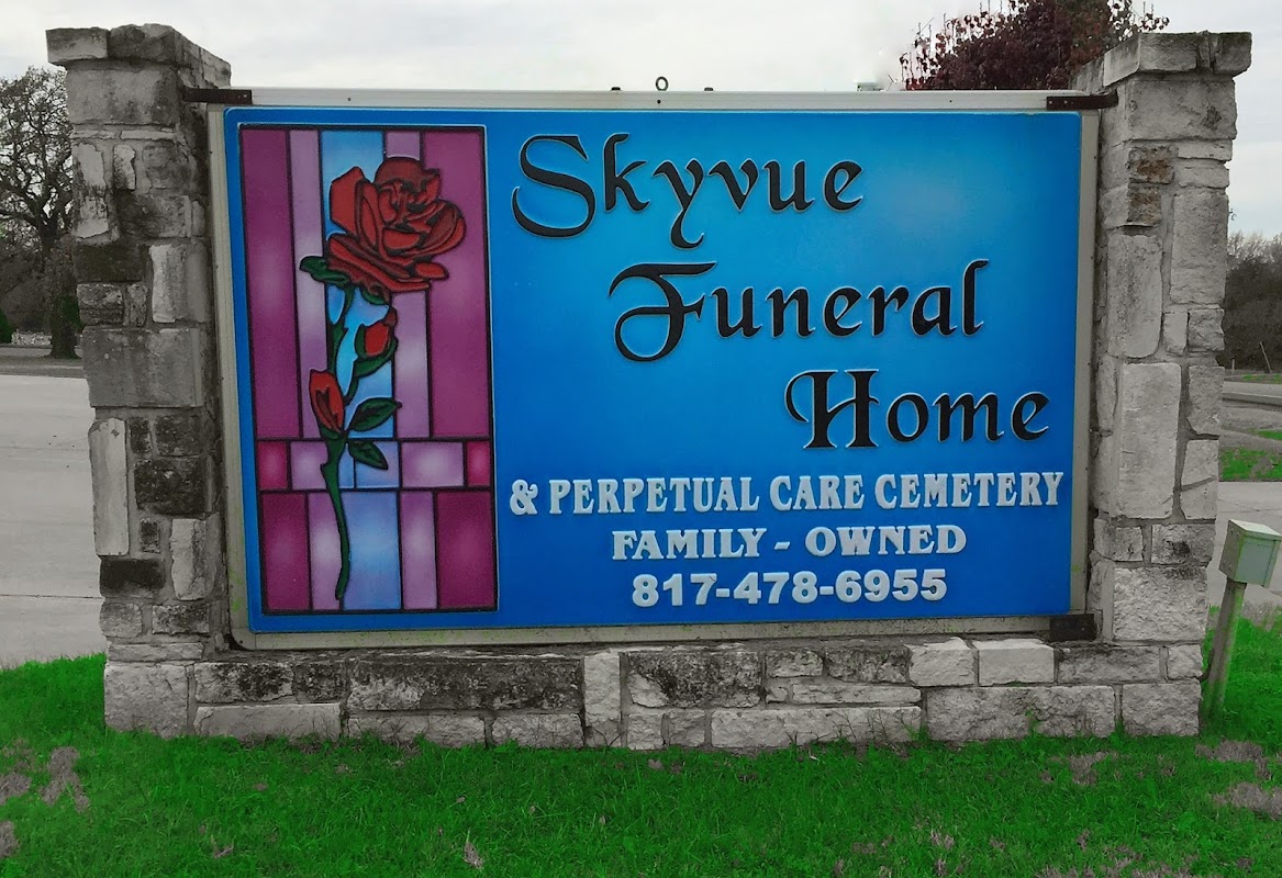 Skyvue Memorial Gardens building in Mansfield, Texas