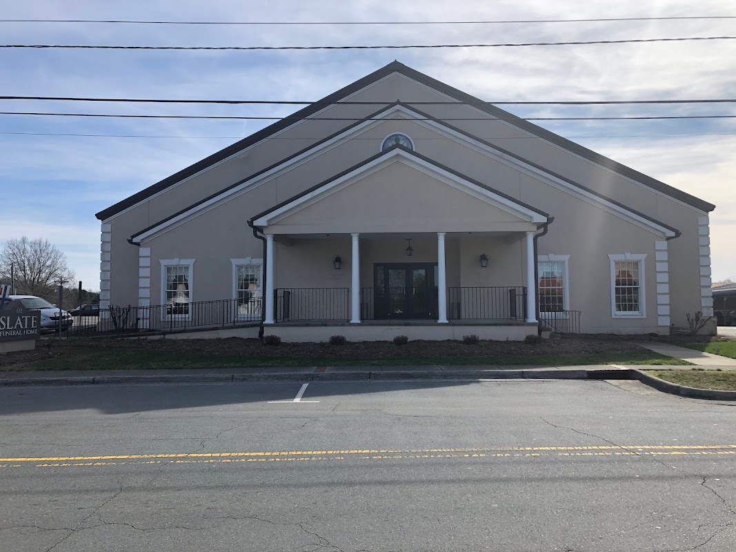 Slate Funeral Home building in King, North Carolina