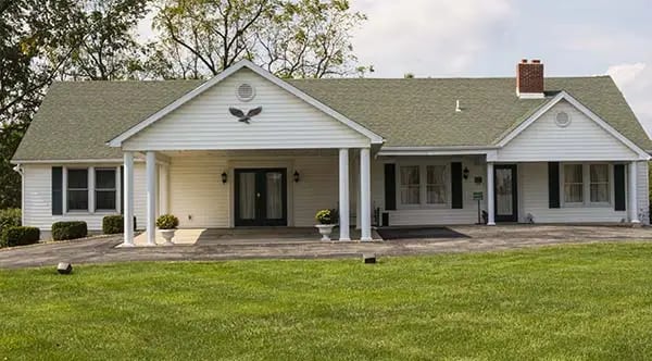 Slater-Millard Family Funeral Chapel building in Holts Summit, Missouri