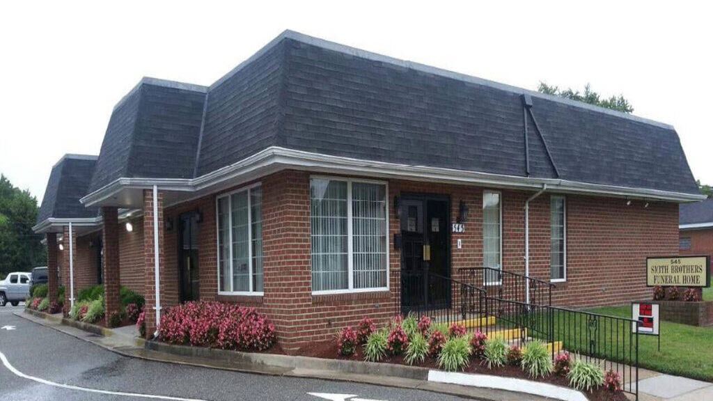 Smith Brothers Funeral Home building in Hampton, Virginia