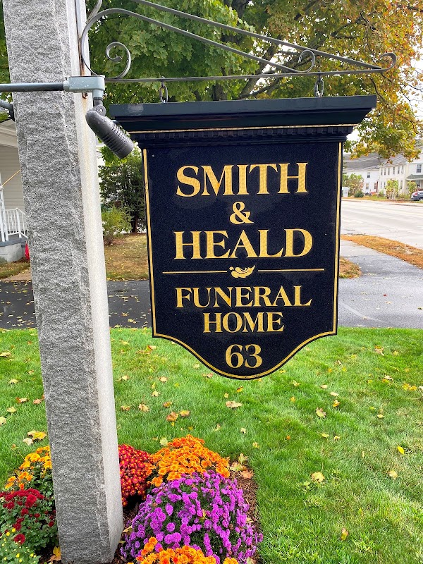 Smith & Heald Funeral Home building in Milford, New Hampshire