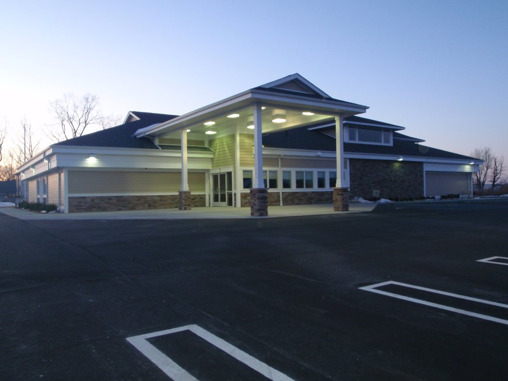 Smith-Miner Funeral Home building in Midland, Michigan