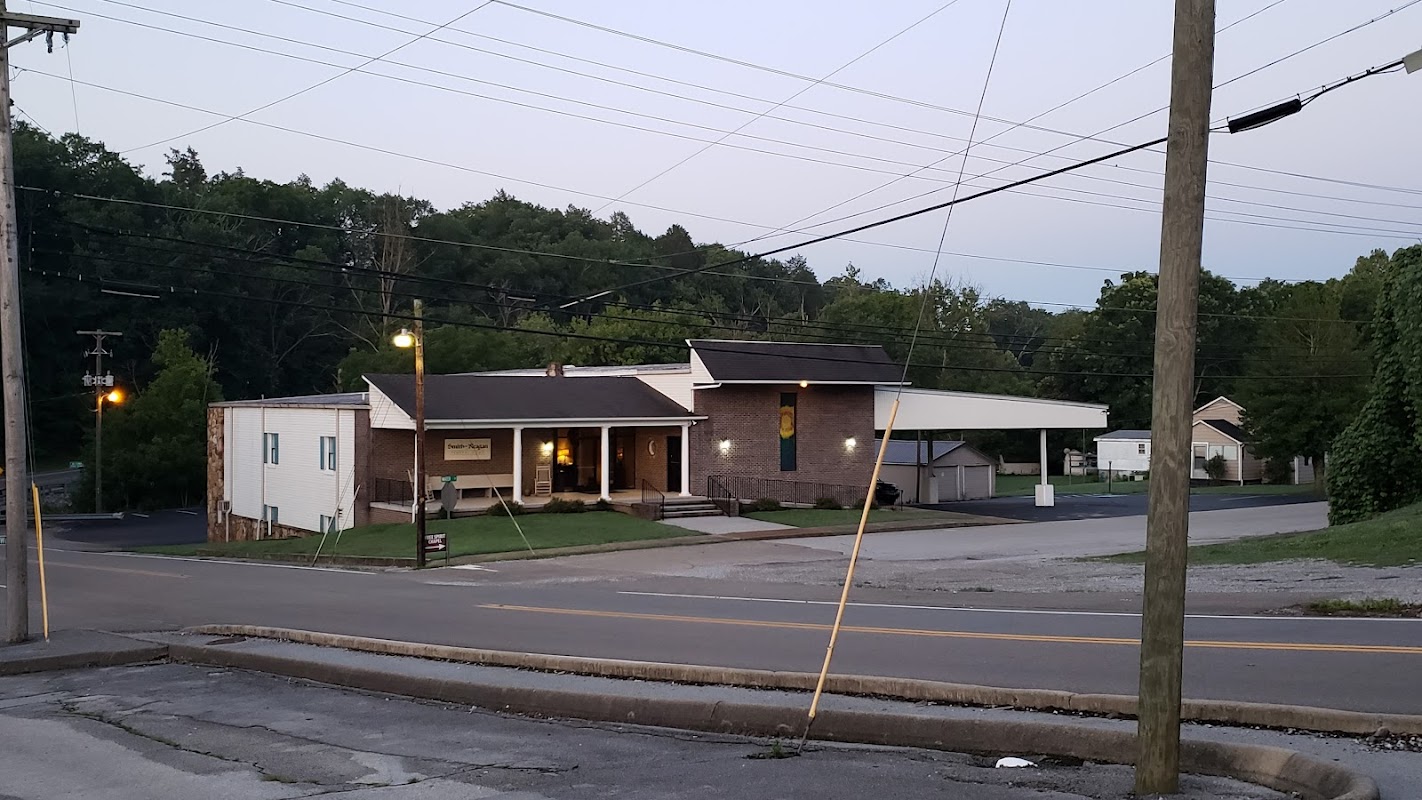 Smith-Reagan Funeral Home building in Rutledge, Tennessee