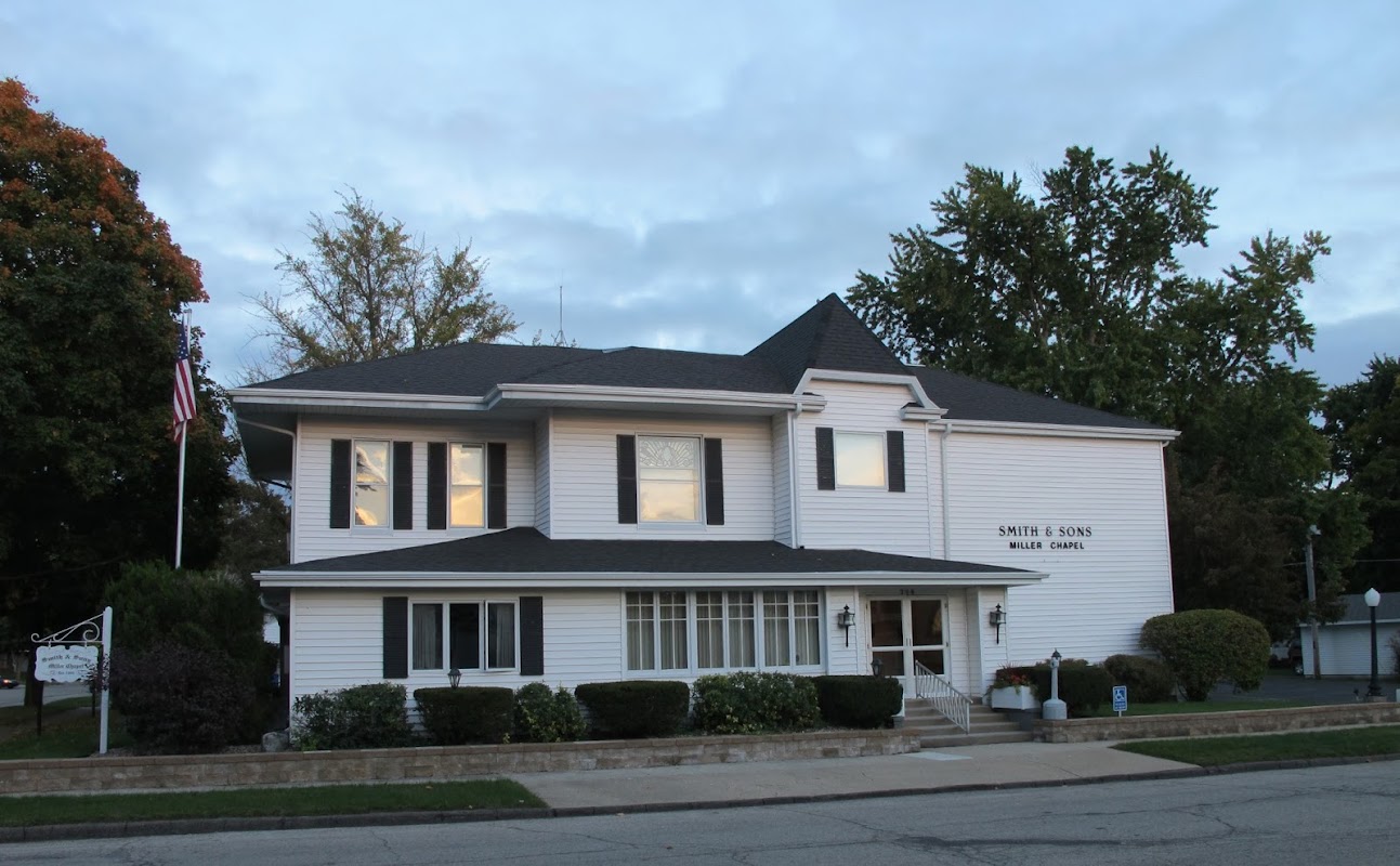 Smith & Sons Miller Chapel building in South Whitley, Indiana