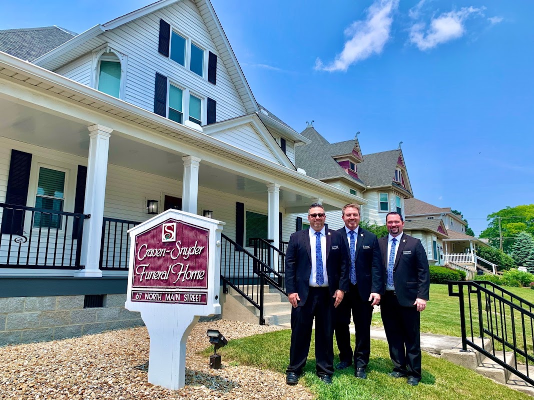Snyder Funeral Home - Craven Chapel building in Mount Gilead, Ohio