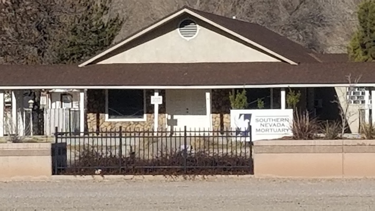 Southern Nevada Mortuary building in Caliente, Nevada