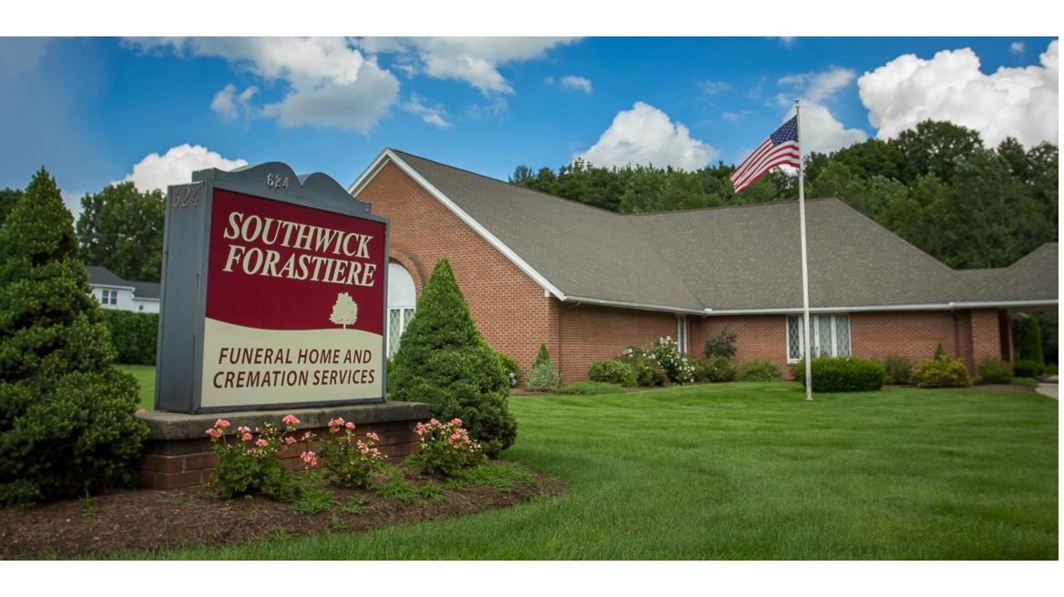 Southwick Forastiere Funeral Home & Cremation building in Southwick, Massachusetts
