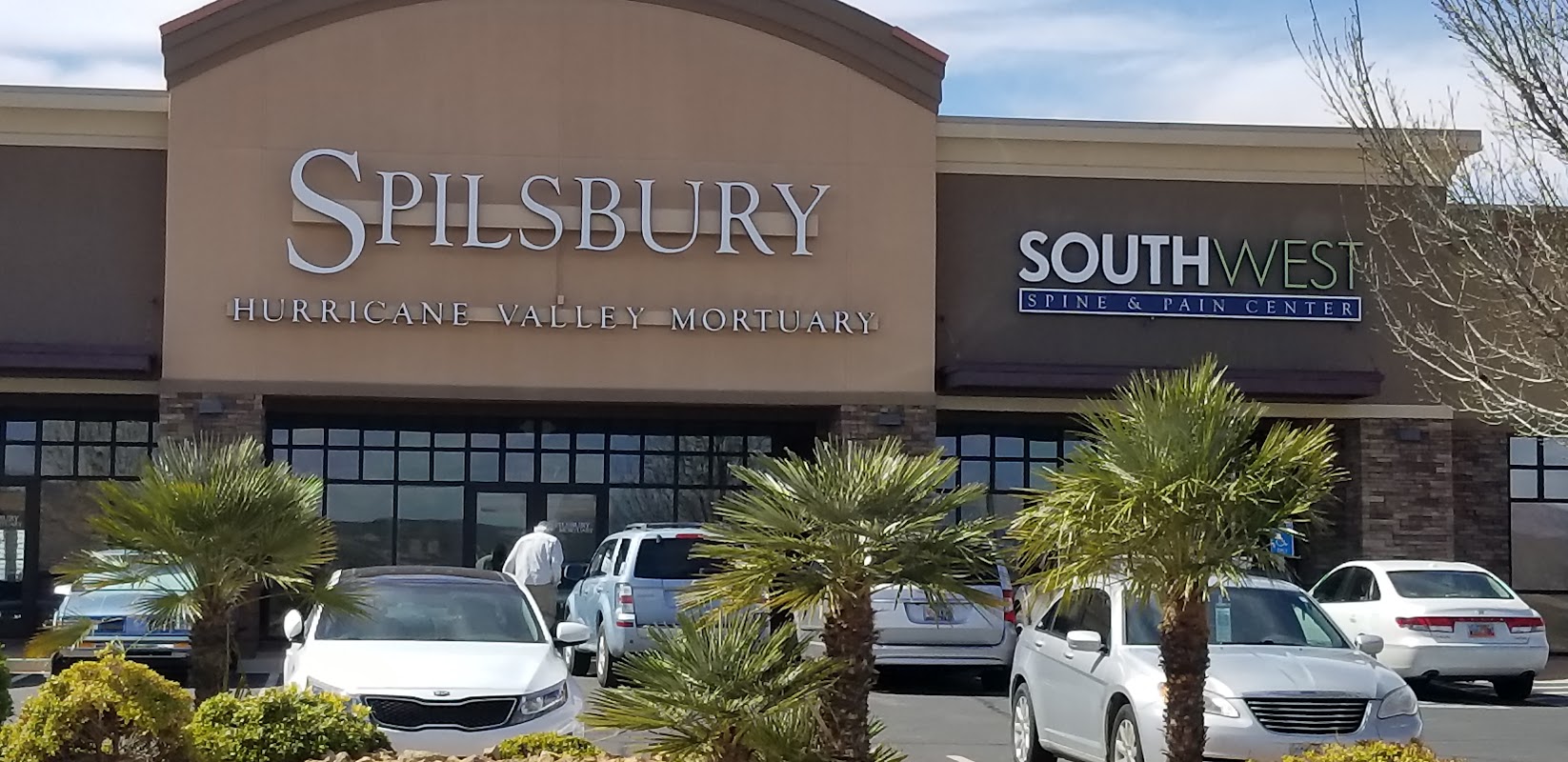 Spilsbury Mortuary building in Hurricane, Utah
