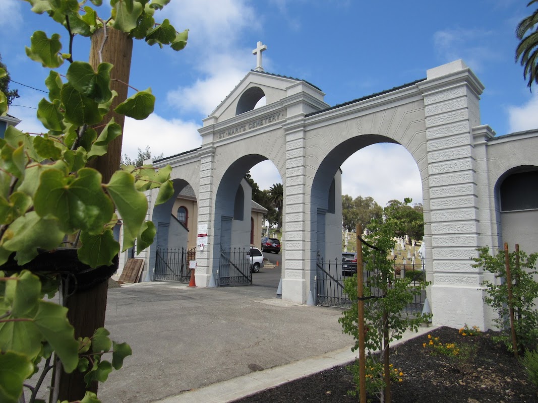 St. Mary Cemetery & Funeral Center building in Oakland, California